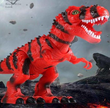 Electric Walking Dinosaur with Lights, Sounds, and Spray for Ages 0-6