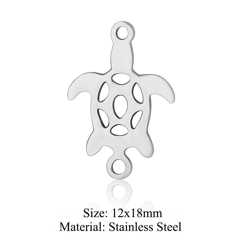 5 pcs/titanium steel pendant pigeon owl dolphin