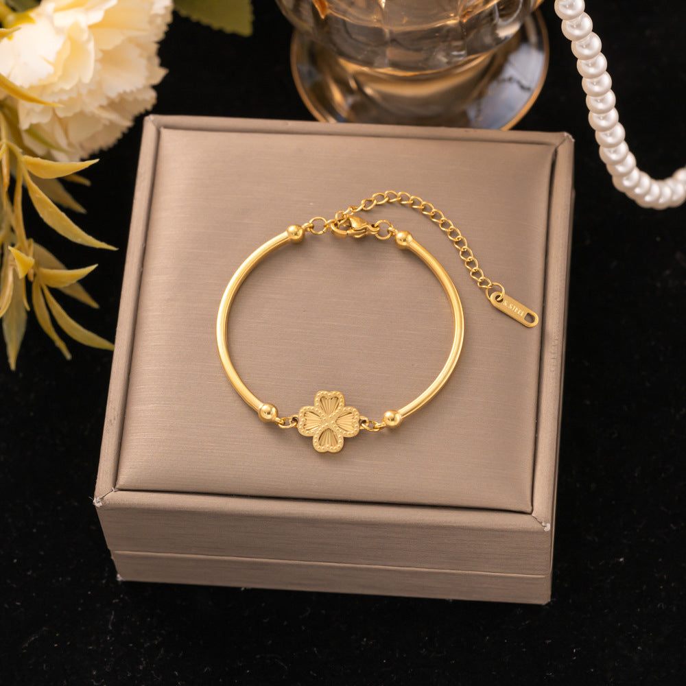 18K Gold Titanium Steel Bracelet