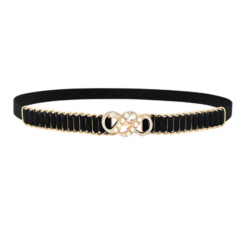 Elastic belt women's fine decorative elasticity