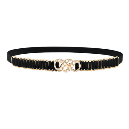 Elastic belt women's fine decorative elasticity