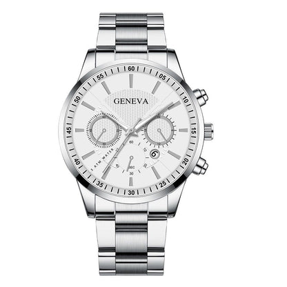 Calendar quartz watch for men