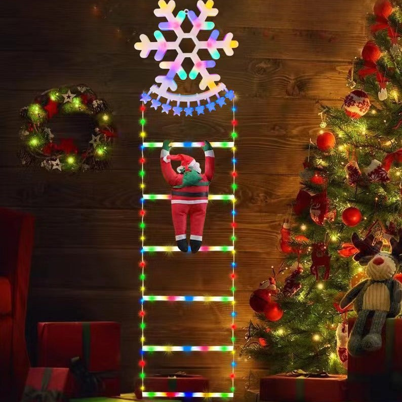 Luz de escalera de Papá Noel 