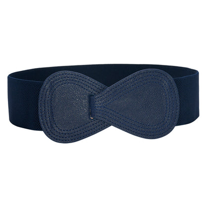 Bow elastic belt ladies