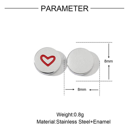 Beaded Buddha Eyes Titanium Steel Pendant