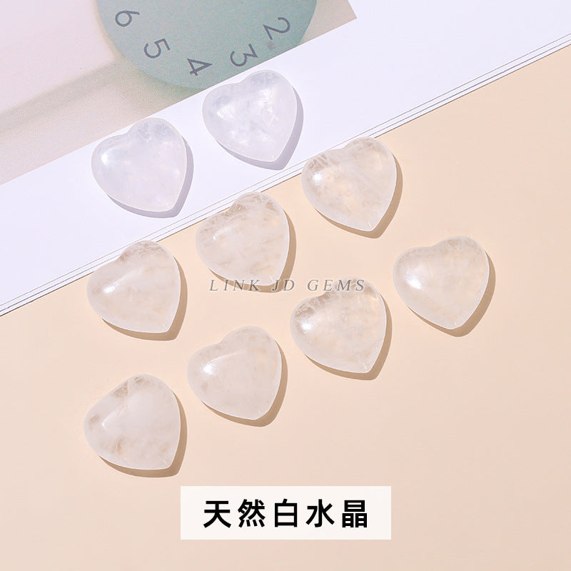 2Cm Natural Crystal Heart Shaped Gemstone