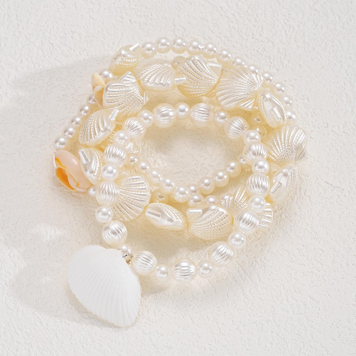 Bohemian Shell & Starfish Bracelet Set