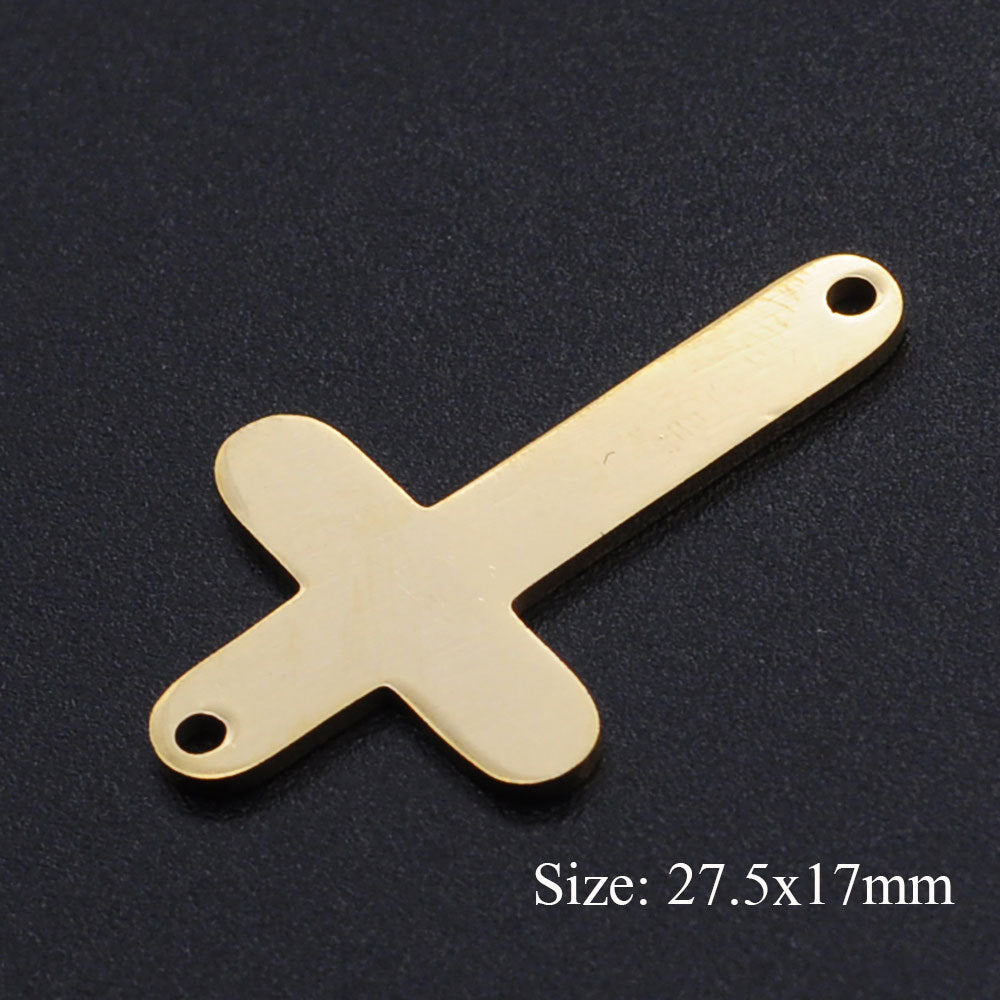 5 piezas/paquete Colgante de acero de titanio en forma de corazón con infinitas notas musicales 