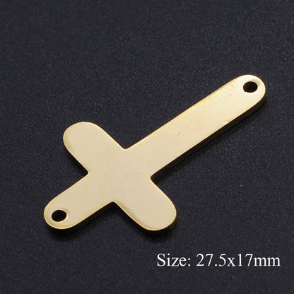 5 piezas/paquete Colgante de acero de titanio en forma de corazón con infinitas notas musicales 