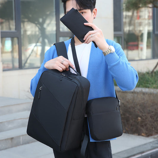 Computer Backpack Three-piece Men's