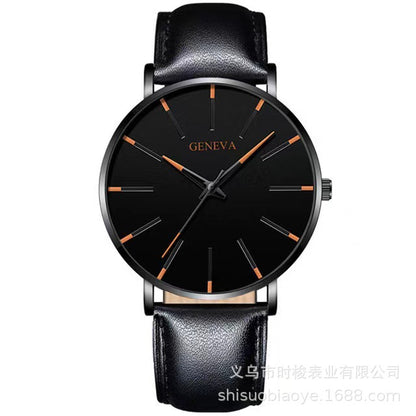 Geneva Fashion Thin Men's Quartz Watch