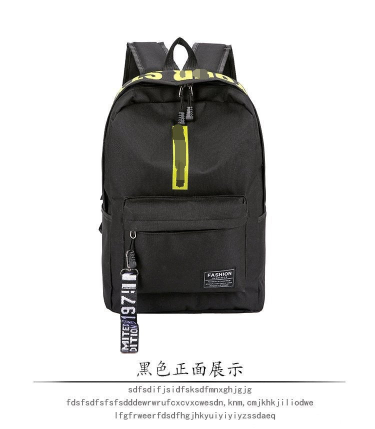 Backpack Canvas Large Capacity Student School Bag