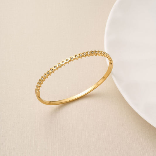 18k gold niche design bracelet