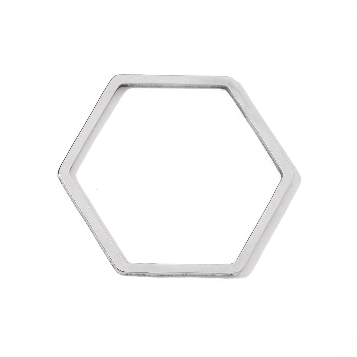 20 pcs/pack Geometric triangular round titanium steel pendant