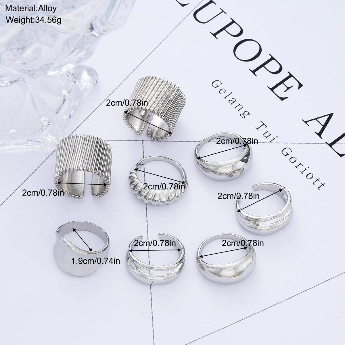Metal Glossy Index Finger Ring