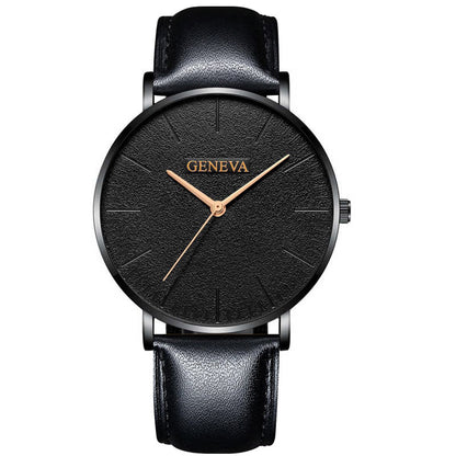 Belt quartz watch male