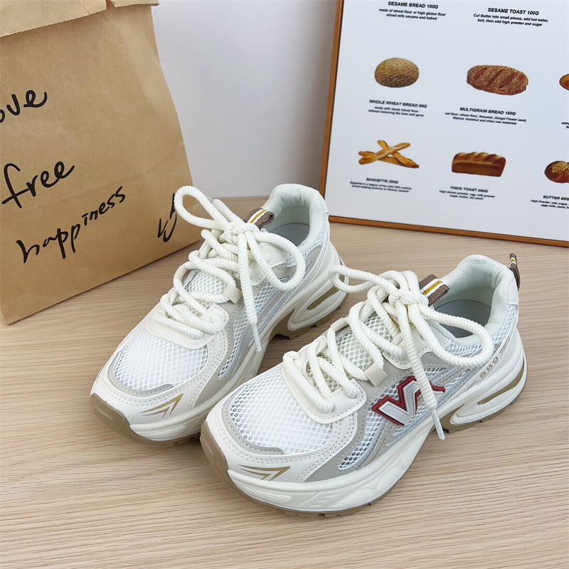 Thick sole height increasing casual women's sports shoes