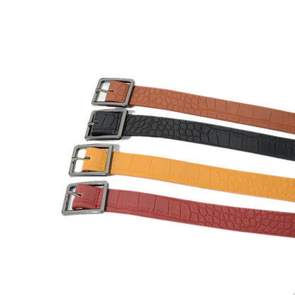 Crocodile pattern decorative purse belt