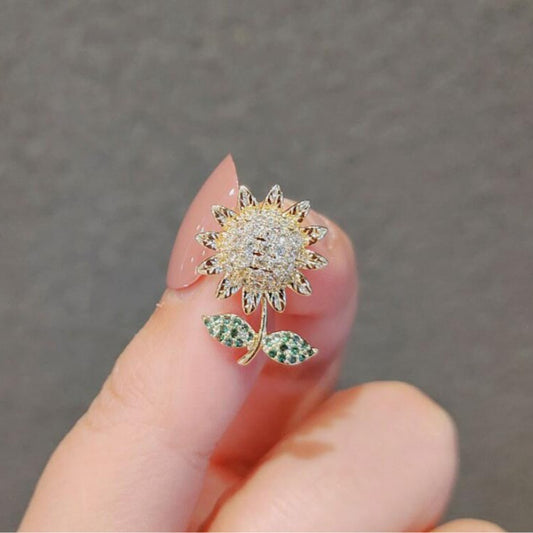Sunflower Anti-light Buckle Brooch