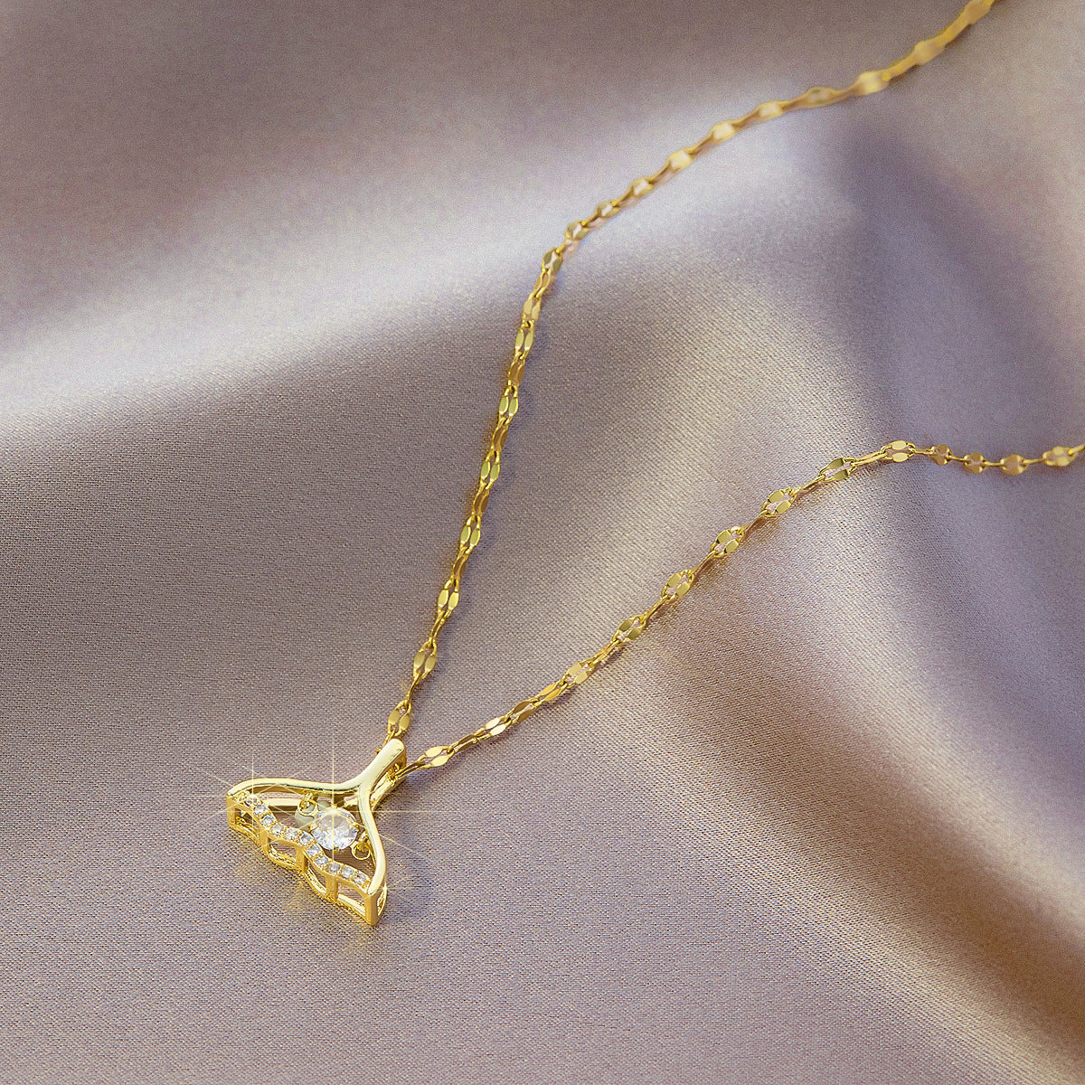 Titanium Steel Small Waist Necklace