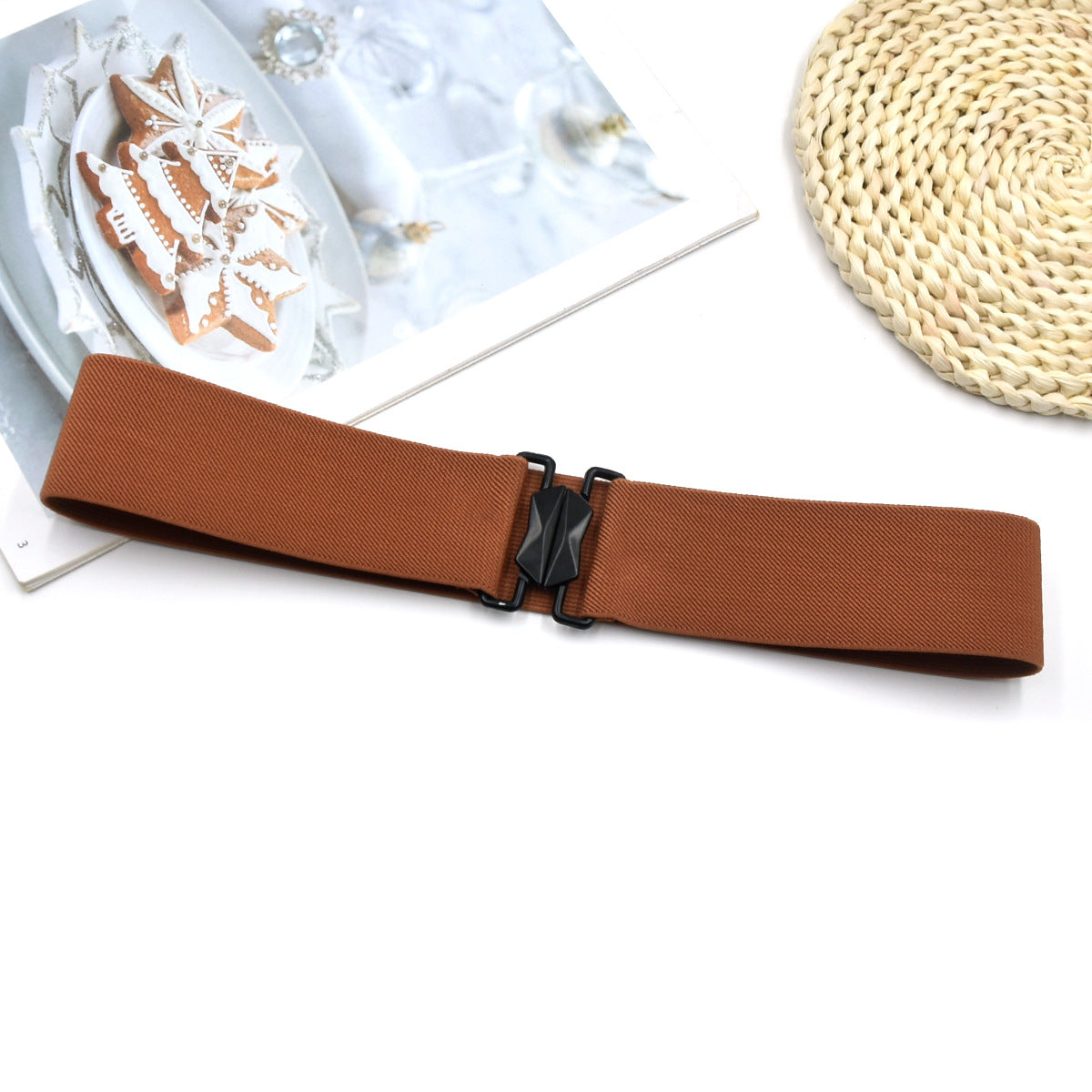 Elastic wide belt 5CM women