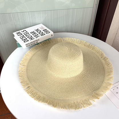2024 Summer Wide-Brim UV Protection Straw Hat