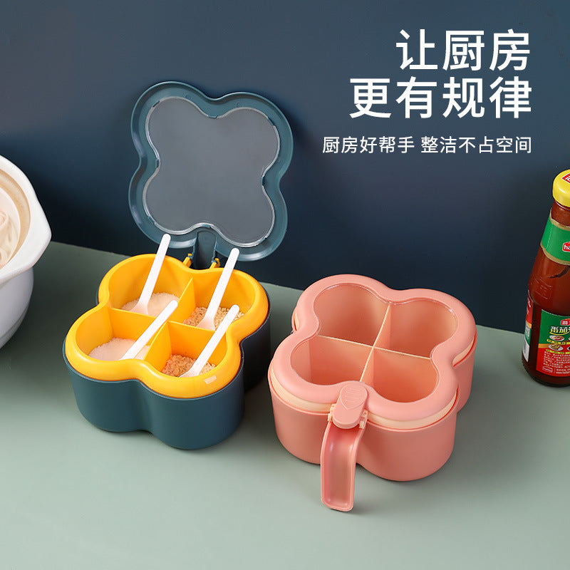 Four-compartment Spice Box