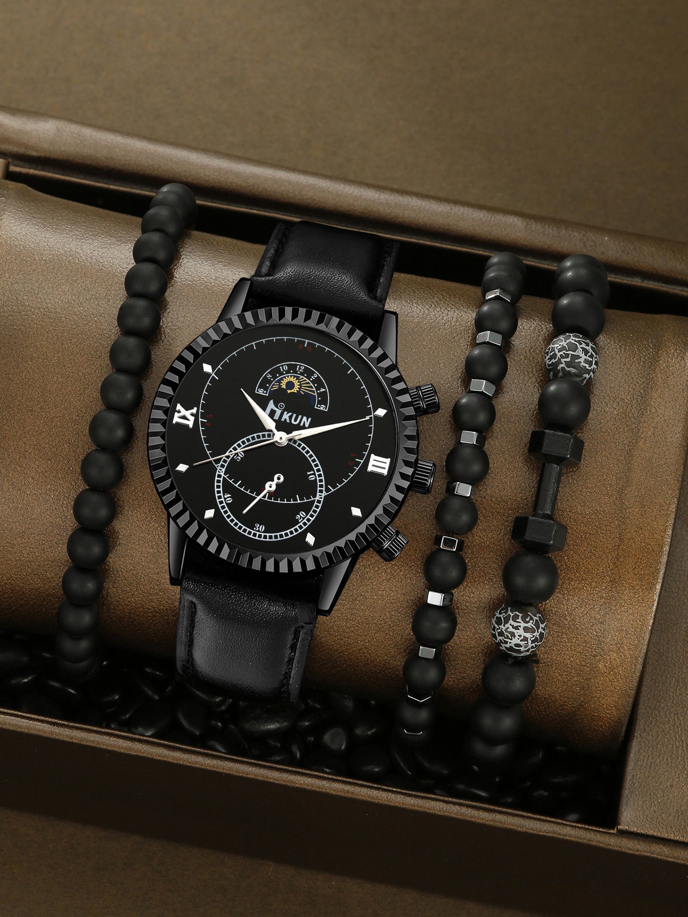 Creative Alloy Watch Sports Bracelet Set