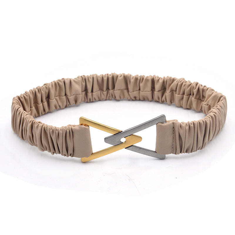 Dress stretch wide belt