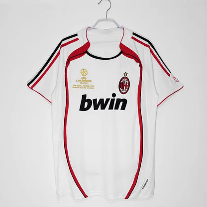 Camiseta retro de manga corta de local y visitante del AC Milan 06-07 