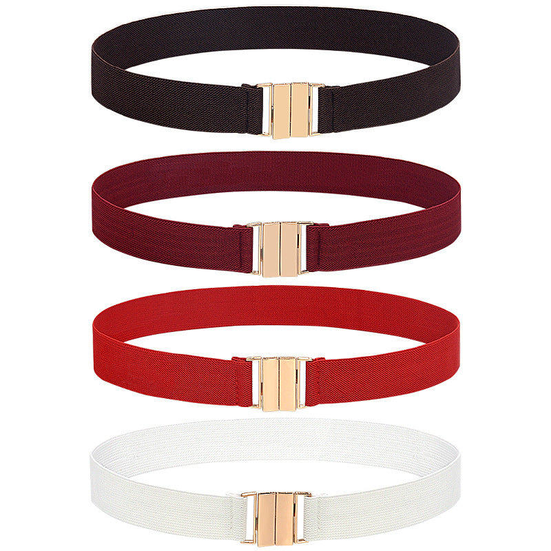 Elastic belt women's dress decoration
