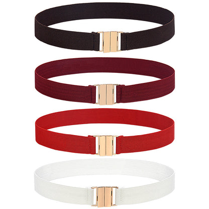 Elastic belt women's dress decoration