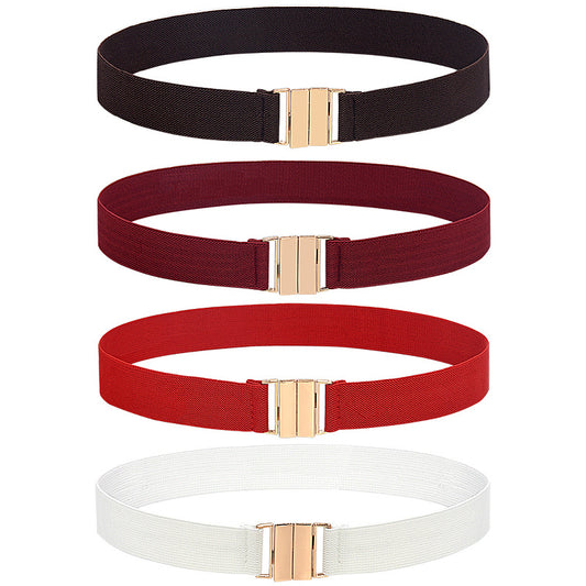 Elastic belt women's dress decoration