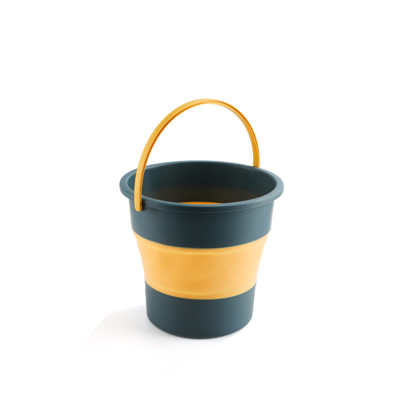Folding Bucket Expandable Portable Plastic Silicone Bucket