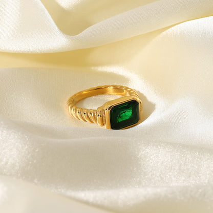 Twisted Spiral Ring Jewelry