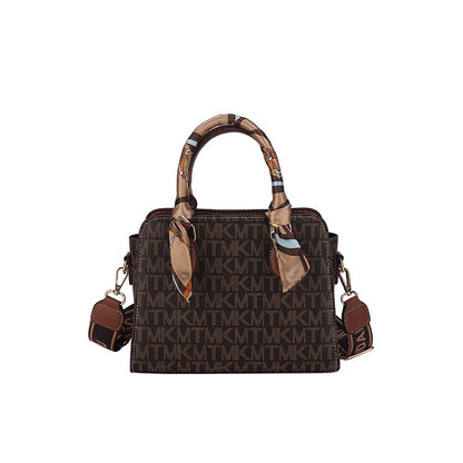 Printed Alphabet Versatile Handbag