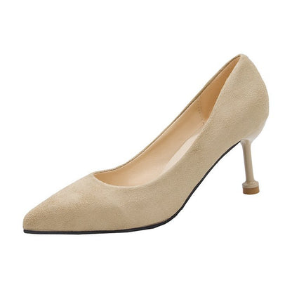 Autumn new pointed high heels