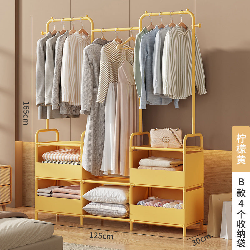 Floor Clothes Drying Rack Organizer