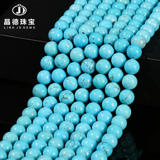 Turquoise loose beads blue turquoise beads wholesale