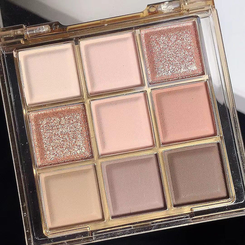 Transparent Nine-Color Acrylic Eyeshadow Palette