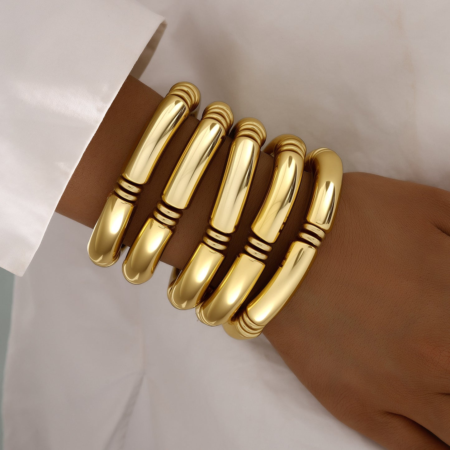 Multi-Layer Round Beaded Bracelet