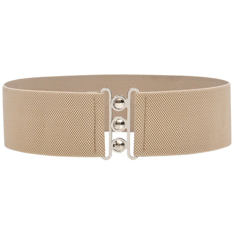 Easy buckle close-fitting elastic waist chain