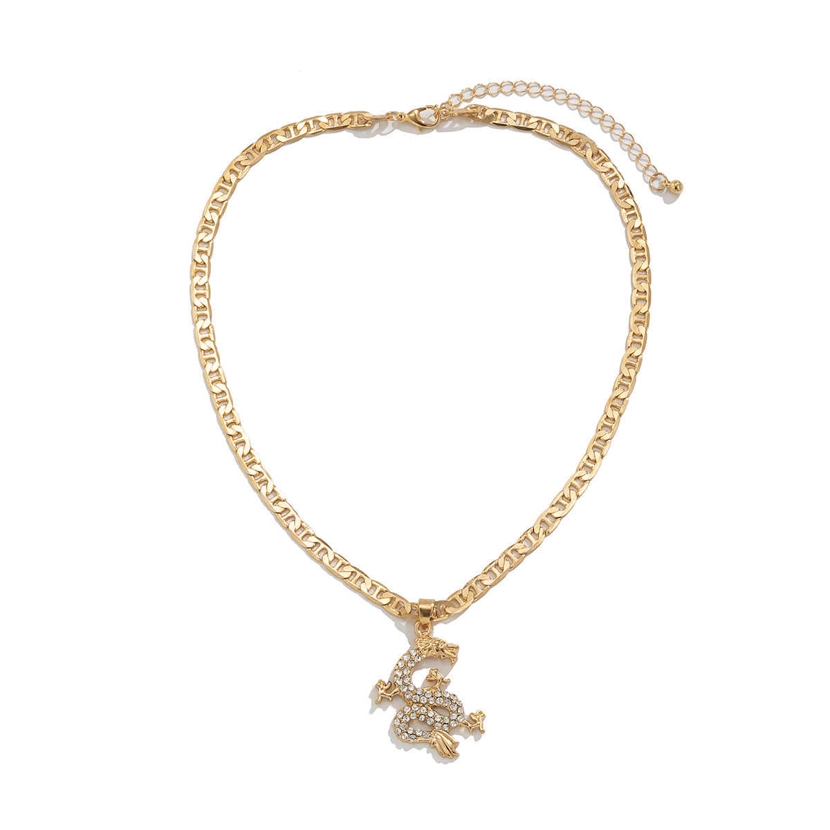 Collar de cadena hueca de una sola capa 