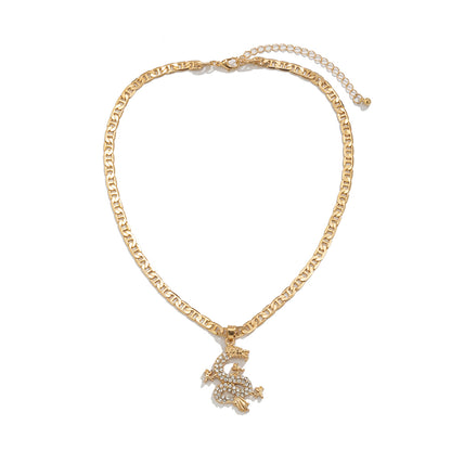 Collar de cadena hueca de una sola capa 