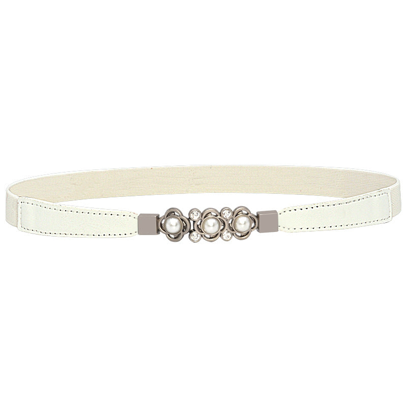 fashion Black elastic small belt