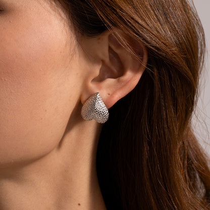 Heart Hammer Earrings