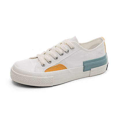 Canvas shoes nv contrast color casual sneakers
