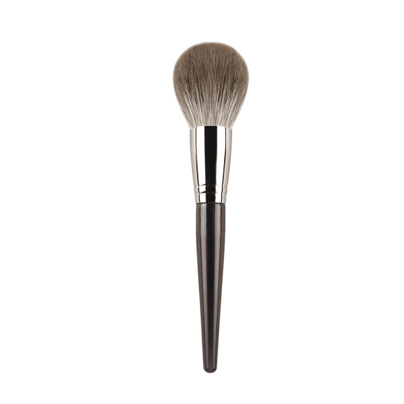 Starry Blue Fox Hair Round Powder Brush