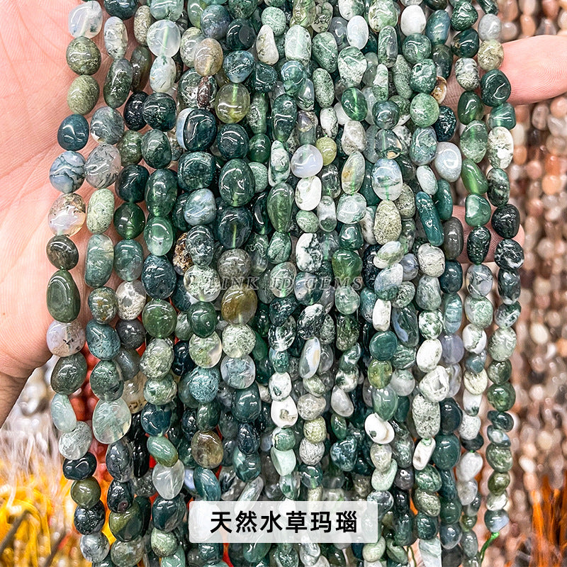 6-8Mm crystal agate irregular conformal loose beads