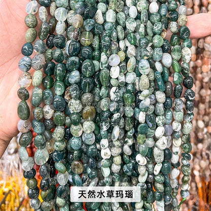 6-8Mm crystal agate irregular conformal loose beads